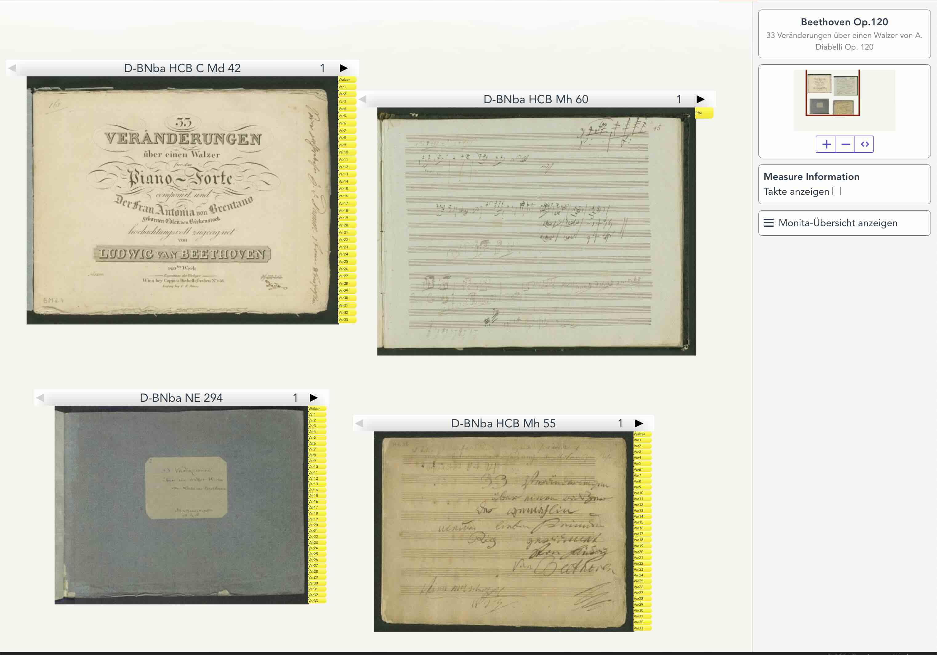 Screenshot der VideApp-Rev aus Modul 3